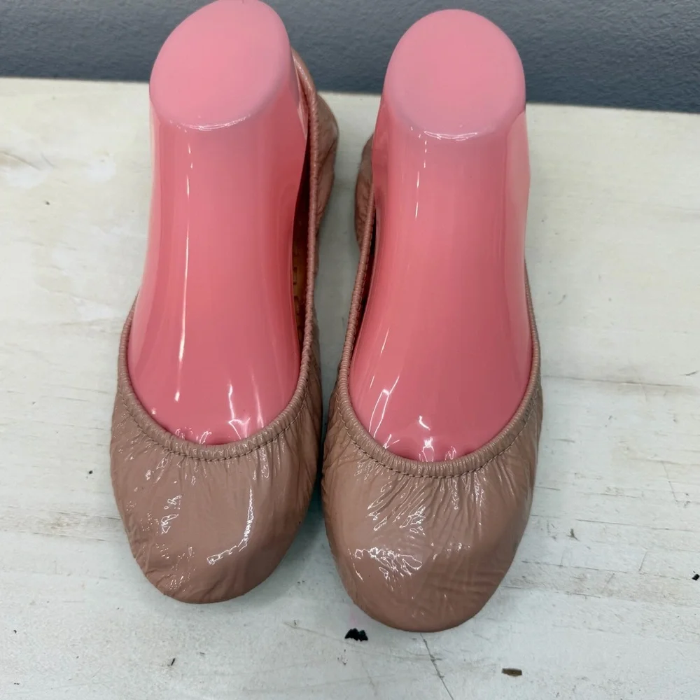 Tieks Pink Blush Patent Leather Ballet Flats Size 7